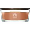 WoodWick Candela profumata | Candela Ellipse | Pumpkin Praline | Regali perfetti per donne
