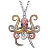 DUOWEI Smalto Tentacolo Polpo Collana Ciondolo Animali Oceano Per Donna Ragazza Charms Oceano Gioielli Regali