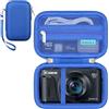 RAIALL Custodia per fotocamera digitale Canon PowerShot SX740 HS/ SX730 HS/ SX720 HS/ SX620 HS, custodia rigida da trasporto per videocamera 4K, borsa da viaggio protettiva, Blu