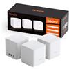 Tenda Nova MW5G Sistema WiFi Mesh, Dual Band AC1200 con Copertura Fino a 350 ㎡, 2 Porte Gigabit Ethernet, Soluzione WiFi Ideale per Casa Grandi con Muro Spesso, Confezione da 3 Pezzi