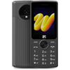 SPC WILD COOL - Telefono base per disconnessione/primo uso, Nero | Senza applicazione o social, 4G, radio FM, fotocamera, connettività Bluetooth, display da 2,4 pollici e ingresso per cuffie