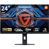 XIAOMI Monitor per videogiochi G24i 2026 OM4FE EU | HDR 400, Fast IPS, 100% sRGB, 95% DCI‑P3, △E < 2, Certificazione TÜV Luce Blu Ridotta (HDMI 2.0/DP 1.4)