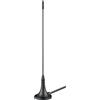 Goobay 67090 Antenna Magnetica Passiva per DVB-T, Nero, 2 m Lunghezza del Cavo