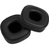 NYVOR Cuscinetti di ricambio per Marshall Major III, 1 paio di cuscini di ricambio compatibili con cuffie Bluetooth Marshall Major III 3 cablate senza fili, blocca efficacemente il rumore (nero)