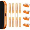 AYESY 8 Pezzi Tappi Antipolvere USB-C e Adesivo Antipolvere a Rete | Tappo antipolvere per porta di tipo C in silicone Adesivi Antipolvere per Altoparlanti per iPhone 17Pro/Pro Max