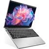 JHHBHV Laptop Windows 11 The Notebook, tastiera tedesca da 15,6 pollici, computer portatile con Windows 11 e pacchetto Office già installato 5205U (fino a 2,3 GHz), processore 4 GB RAM, 128 GB ROM, scheda TF