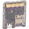 Eleage Lettore di Schede di Gioco Open Source Ad Alta velocità 6MB/s per Console DS DSi 3DS USB Micro USB, ABS, 1 unità (#1)