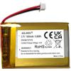 XINLANTECH Batteria di ricambio 3.7V 1800mAh per caschi moto Sena Momentum INC/Momentum Lite Batteria SP41 SP42