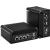 CWWK Mini PC Firewall, 4 x Gigabit LAN, Celeron J4125, Industrial RS232 COM, Fanless Mini Computer, OPNsense Micro Appliance, 8GB RAM 128GB mSATA SSD, SATA3.0, miniPCIe, SIM