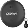 CHZHVAN Android Smart Tracker Tag,Google Localizzatore Compatibile con Find Hub APP(Solo Android),Bluetooth Key Finder per Chiavi,Bagagli,Borse,Zaini,Impermeabile IP67,Batteria Sostituibile,1 Pack Nero