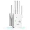 Lonimia 2026 Ripetitore WiFi 1200Mbps Doppia Banda 2.4GHz/5GHz, Amplificatore segnale WiFi con 6 antenne e 2 porte LAN, Extender WiFi a Lunga Raggio con Modalità Ripetitore/AP/Router per Casa Ufficio
