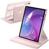 A-BEAUTY Custodia Rotante Compatibile con Lenovo Idea Tab Pro Gen 2 13 Pollici 2026, con Portapenne, Trasparente Cover Antiurto, Auto Svegliati/Sonno, Rosa