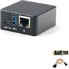 youyeetoo FriendlyElec NanoPi NEO3 Plus Mini router, RK3528A, 1 GB di RAM, computer a scheda singola, Gigabit Ethernet, USB 3.0, supporto eMMC/OpenWrt per IoT NAS Smart Home (con custodia, 2 GB di RAM