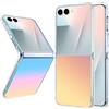 DEVASO Cover per Samsung Galaxy Z Flip 7/Flip 8, Traslucida, Iridescente | Custodia Colorata Smerigliato Antiurto Sottile Silicone TPU Anti-Impronte Case