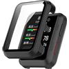 KUTEWEU Custodia Compatibile con Huawei Watch D Cover, Sottile Custodia PC avec Pellicola Protettiva Copertura Complessiva, Anti-Graffio Protezione Case per Huawei Watch D (Nero)