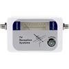 Bopfimer DVB-T Finder Digital Antenna Terrestre Antenna Segnale Potenza Meter Bianco