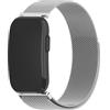 GIOPUEY Cinturini Compatibile con Garmin CIRQA, Cinturino in Acciaio Inossidabile Intrecciato [Magnetico] - Silver