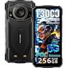 DOOGEENEXT Fire 7 Ultra 5G Rugged Smartphone, 13000mAh 33W, 32GB+256GB/2TB | 6.6 HD+ 90Hz Telefono Indistruttibile, 64MP+16MP, Telefono Impermeabile IP68, 3 Slot per Schede, GPS, NFC, GPS