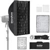 Godox Softbox rettangolare 60 cm x 90 cm con griglia | Bowens Mount - Softbox portatile compatto per scattare foto, luce fissa, monoluce, flash