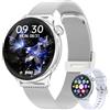 Berilona Smartwatch Donna con Chiamate Bluetooth, 1.27 HD Fitness Tracker con Alexa, 120+Modalità Sportive/Impermeabile IP68/Cardiofrequenzimetro/Sonno/Contapassi,Orologio Smartwatch per Android iOS