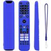 Gettimore Custodia luminosa in silicone per telecomando Alexa Voice 3a generazione (blu)