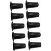iplusmile Tubo Reflex Nero in Plastica 10 Pezzi per Cassa Acustica | Montaggio Semplice, Plastica Resistente alle Macchie, per Diffusore Portatile e Domestico, Accessorio di Ricambio