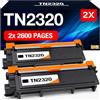 Supply Guy TN2320 Toner per Brother MFC-L2700DW HL-L2340DW | MFC-L2700DN DCP-L2520DW MFC-L2720DW DCP-L2560DW HL-L2360DN HL-L2365DW sostituisce Brother TN-2320 TN-2310 (2 toner)
