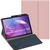 YHFZR Custodia con tastiera per tablet Lenovo Idea Tab Pro Gen 2 da 13 pollici 2026, QWERTZ tedesco, ultrasottile, con illuminazione a 7 colori, tastiera wireless con custodia protettiva, rosa