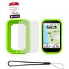 yystao Custodia protettiva per navigatore GPS iGPSPORT BSC500, custodia in silicone yystao con 1 pellicola morbida in PET e 1 cordino, antiurto, impermeabile, antipolvere, verde