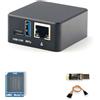 youyeetoo FriendlyElec NanoPi NEO3 Plus Mini router, RK3528A, 1 GB di RAM, computer singola, Gigabit Ethernet, USB 3.0, supporto eMMC/OpenWrt per IoT NAS Smart Home (con custodia, 2 GB di RAM, con 256 GB eMMC)