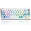 MageGee Mini tastiera da gioco 60% ultra compatta con retroilluminazione RGB, TS68, ergonomica, impermeabile, sensazione meccanica, per PC, Mac, PS4, Xbox One