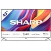 Sharp 43GP6265E - 43 4K ULTRA HD QLED GOOGLE TV™. 4K Ultra High Definition Frameless Quantum Dot con eccezionali funzionalità multimediali