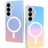 DEVASO Magnetica Cover per Samsung Galaxy S26, Traslucida, Iridescente | Compatibile con MagSafe, Custodia Smerigliato Colorata Smerigliato Antiurto Sottile Silicone TPU Anti-Impronte Case