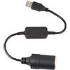 Raypontia Presa accendisigari da USB a auto, adattatore accendisigari da | USB a auto | Cavo connettore Adattatore,Presa per convertitore da 5 V a 12 V, per controller cablato, adattatore per