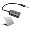 Générique Splitter audio, splitter per cuffie, splitter per cavo audio da 3,5 mm, adattatore per cuffie stereo doppio jack, per film da gioco per cuffie da gioco, tablet, smartphone, ordinate