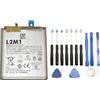 L2M1 Batteria per Samsung Galaxy S21 FE 5G SM-G990B/DS SM-G990B SM-G990 EB-BG990ABY 4500mAh 4370mAh con kit attrezzi cacciaviti smontaggio montaggio