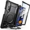 SUPCASE Cover Magnetica per Samsung Galaxy Z Fold 8 con Supporto | [Compatibile con MagSafe] Pellicola Protettiva HD Integrata [Protezione Cerniera] 360° di Grado Militare (UB Grip), Nero