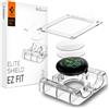 Spigen EliteShield EZ Fit Pellicola [2P] Google Pixel Watch 5/4/3 (45mm) | Pellicola flessibile, Installazione a umido, Copertura totale dei bordi, Auto-riparante, Alta sensibilità touch