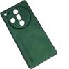 Kepuch Silklike Cover per Oppo Find X7 - Custodia Case Piastra Metallica Incorporata per Oppo Find X7 - Verde