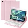 EasyAcc Custodia per tastiera compatibile con Samsung Galaxy Tab A11 Plus/A9 Plus 11 pollici 2025&2023 con pellicola protettiva, [QWERTY spagnolo], custodia per tastiera rimovibile con supporto per