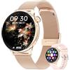Berilona Smartwatch Donna con Chiamate Bluetooth, 1.27 HD Fitness Tracker con Alexa, 120+Modalità Sportive/Impermeabile IP68/Cardiofrequenzimetro/Sonno/Contapassi,Orologio Smartwatch per Android iOS
