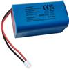 AOLIKES Batteria agli ioni di litio da 7,4 V, 5200 mAh, batteria ricaricabile con connettore XH2.54 a 2 pin, batterie fai da te 2S2P, batteria agli ioni di litio, supporto 3C a scarica continua
