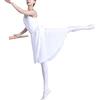 HOEREV Donna Sheer Pannello Esterno dell'involucro Balletto Balletto Gonna Danza Dancewear