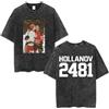 Generisch Mengmiao Heated Rivalry Maglietta Unisex, T-Shirt Merch Rozanov 81 Hollander 24, Tee Streetwear Casual Sportswear a Maniche Corte
