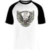 Generico Trans Am 10th Anniversary 1979 T-Shirt Bianca A Maniche Corte con Maglietta da Baseball Unisex