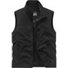 Foweknow Gilet estivo da uomo, leggero, da corsa, da lavoro, in softshell, sottile, con tasche con cerniera, colletto alto, traspirante, per campeggio, fotografia