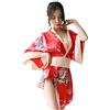 TINAYAUE Kimono tradizionale giapponese, lingerie sexy, cardigan giapponese, kimono e kimono in stile kimono, biancheria intima cosplay, stile retrò, pigiama kimono