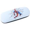 NASENFAHRRAD24 Graziosa custodia per occhiali per bambini Spiderman in bianco con cerniera in metallo