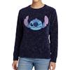 Disney Stitch Felpa per Ragazze, Maglione Design Classico, Pullover in Morbido Tessuto di Ciniglia per Bambina, Taglie 6 a 12 Anni