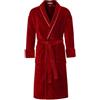 Bown of London Men's British Bathrobe - The Earl Claret